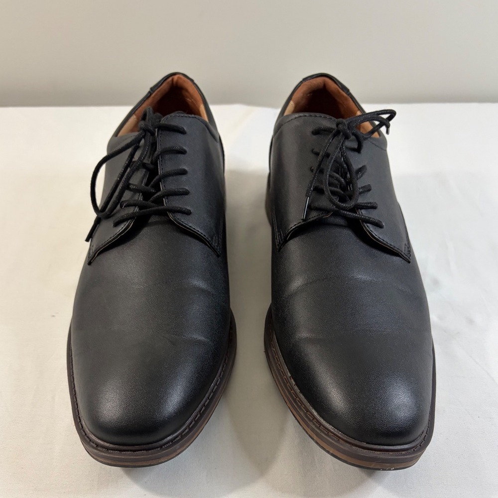 Goodfellow & Co Mens Black Derby Dress Shoes Lace Up Oxfords Size 12 Dadcore